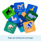 Wildkin Memory Matching Game - 18 Educational Pairs for Toddlers & Preschool - Animals