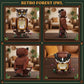 HJPLPXH Owl Clock Building Block Set, Working Clock Display Gift for Adult