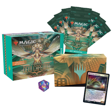 Magic The Gathering Streets of New Capenna Bundle | 8 Set Boosters + Accessories
