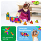 PicassoTiles Building Blocks Inspirational Kit 3D Building Construction Toys Clear Magnetic Stacking Set STEM Playboards Magnet Felt Tiles Novelty
