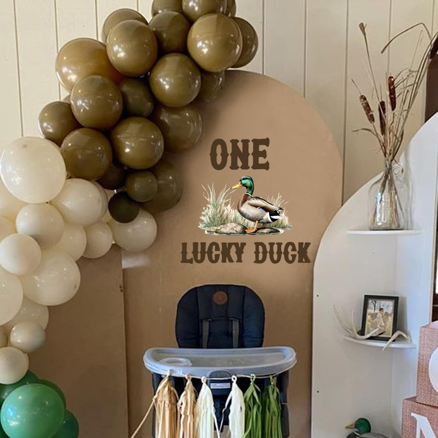 One Lucky Duck Frist Birthday Decal