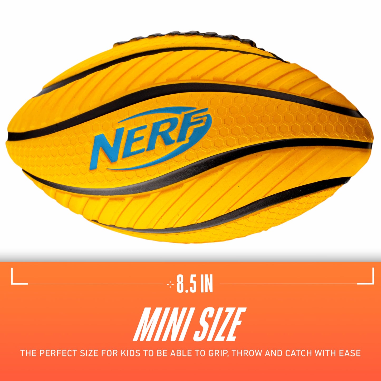 Franklin Sports NERF Spiral Grip Foam Football - 8.5" Inch