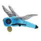 Aurora® Realistic Miyoni® Blue Dasher Dragonfly Stuffed Animal - Lifelike Details Make a Cherished Companion - Perfect for Decorating Bedrooms or