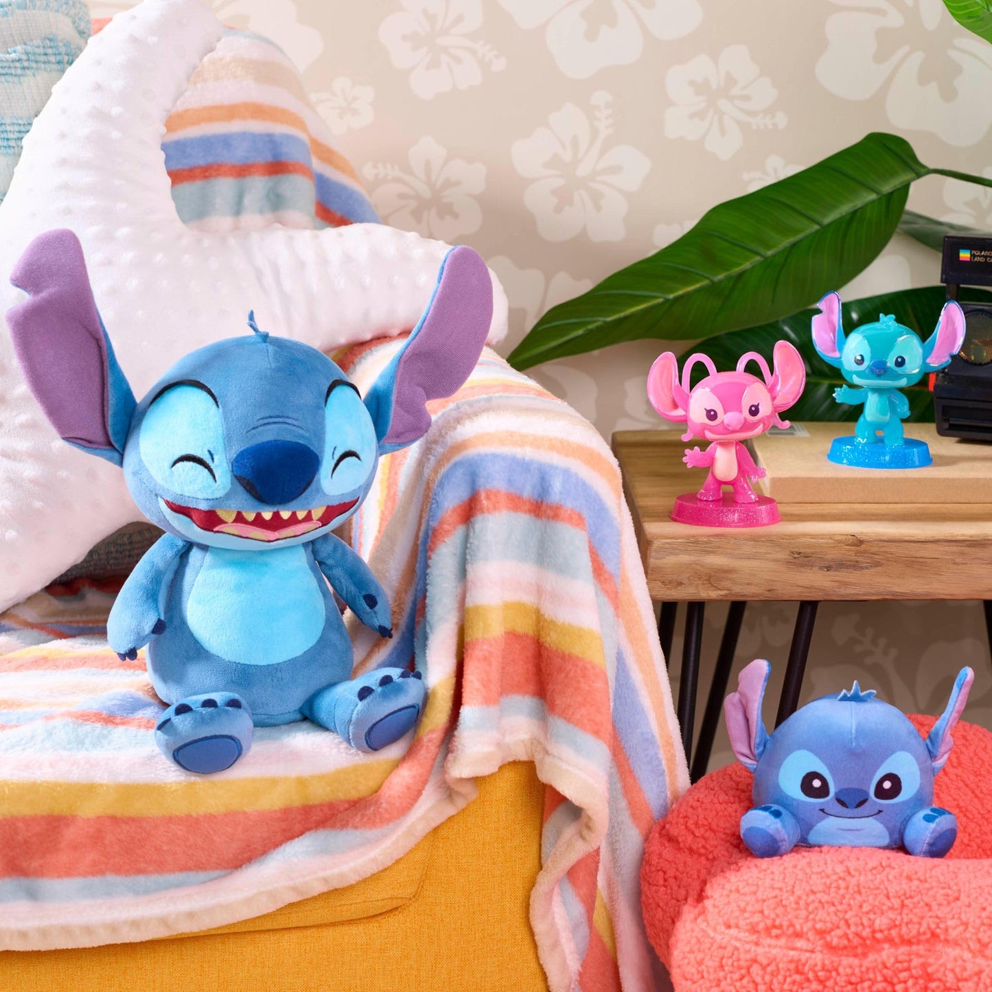 Disney Stitch Crack Me Up Stitch 11-inch Plush with Sounds and Motion, Wiggles, Giggles, and Laughs, Stuffed Animal, Kids Toys for Ages 3 Up by Just
