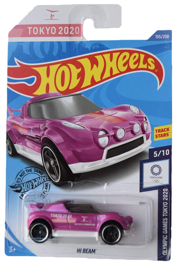 Hot Wheels Pink Hi Beam 155/250, 1:64 Scale Die-Cast Car, Olympic Games Tokyo 2020 5/10, Unisex, Ages 3+