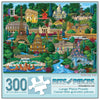 Bits and Pieces 300 Piece Puzzles for Adults - Paris City View - 300 Large Pieces 18" x 24" Jigsaw Puzzles, Eiffel Tower, No 2 Pieces Alike