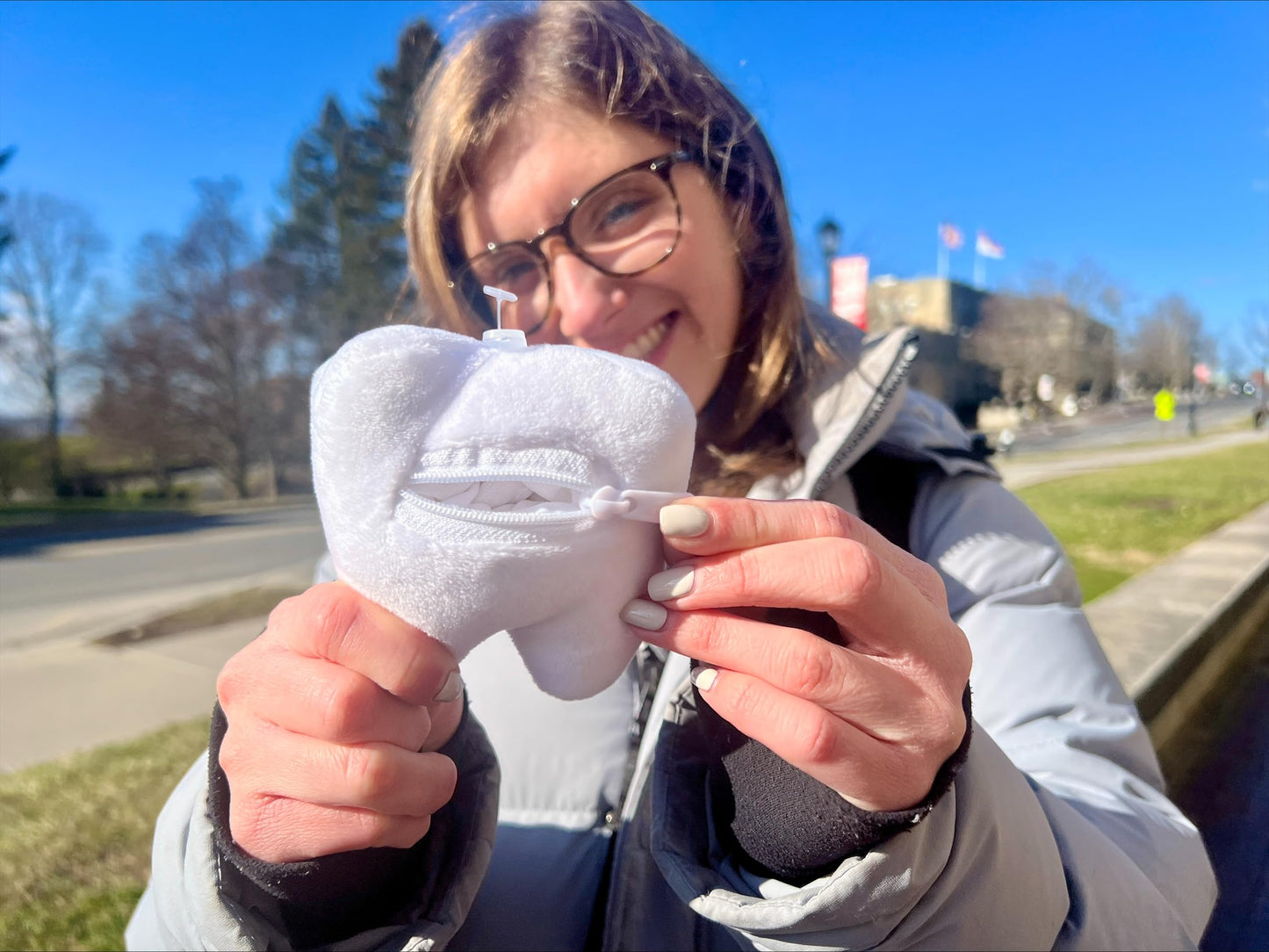GIANT MICROBES Tooth Plush, Oral Surgery Recovery, Dentist Appreciation Gifts, Tooth Fairy Pillow, Dentist Toy, Dental School Gifts