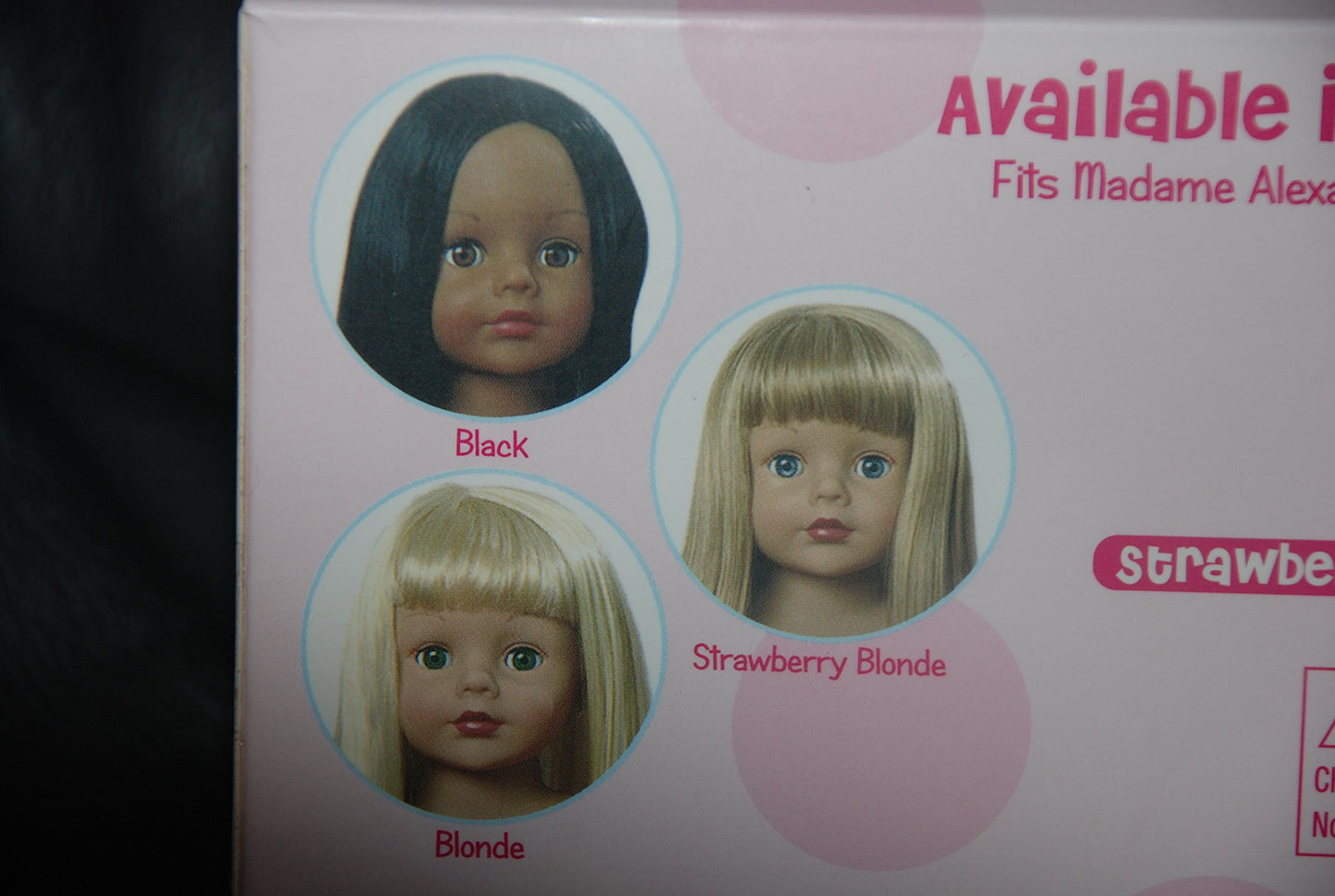 18" Doll Wig Pack, Strawberry Blonde