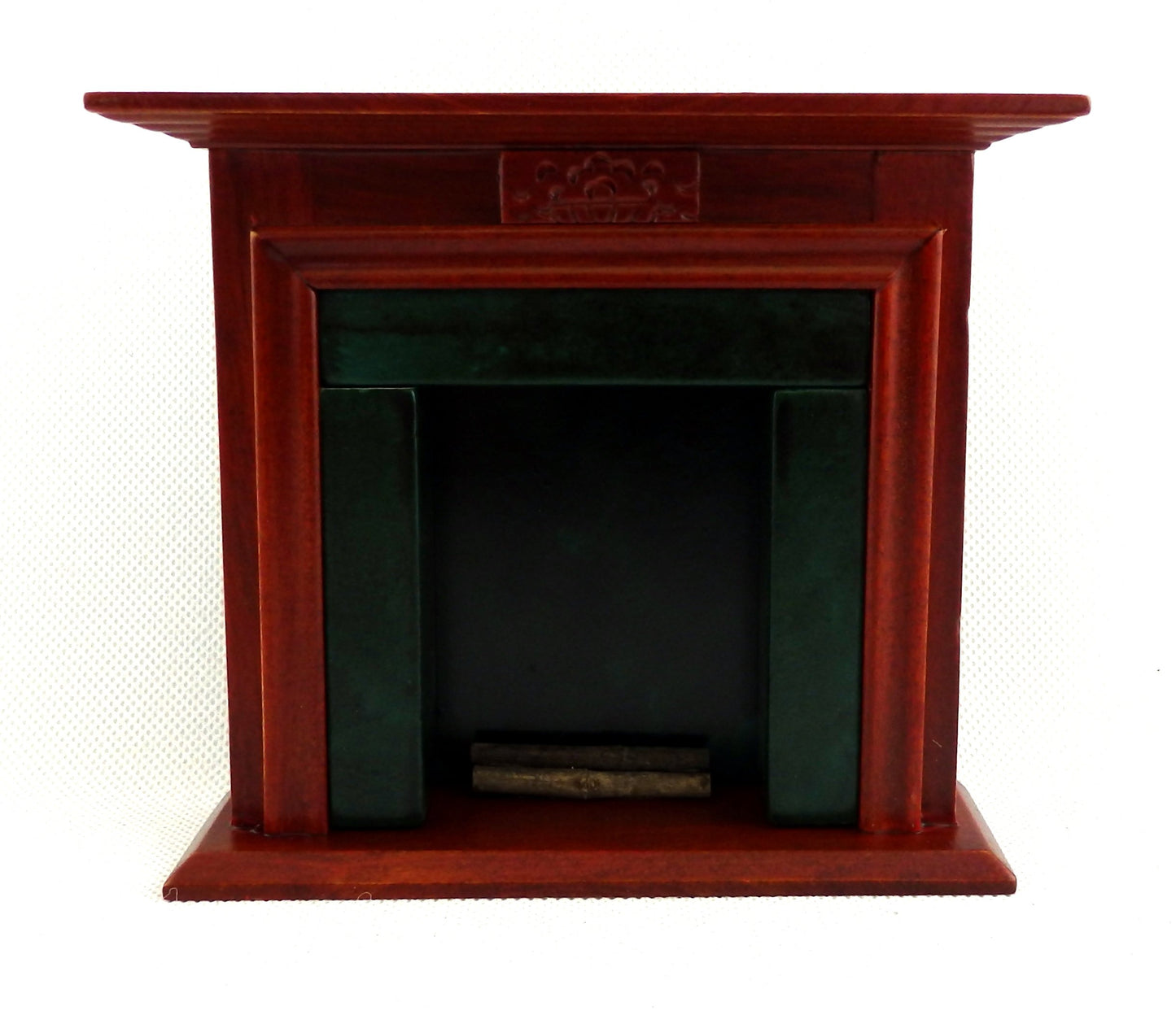 1:12 Scale Mahogany Fireplace #D1117