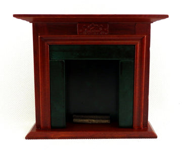 1:12 Scale Mahogany Fireplace #D1117