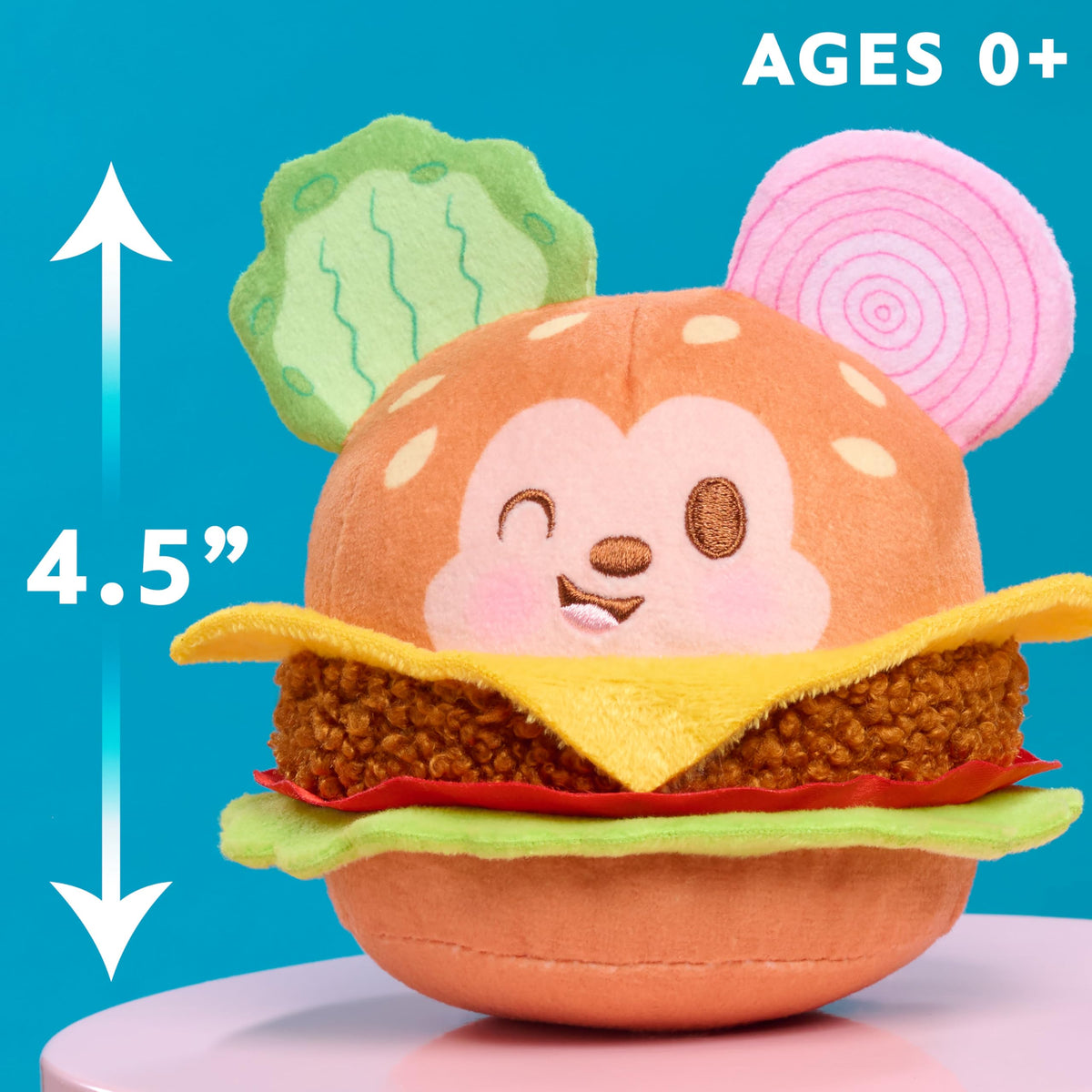 Disney Munchlings Global Gourmet Series 2 Limited Collection, Scented Food-Themed Soft Toys, Mystery Blind Box - Includes 1 Plush