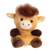 Aurora® Adorable Palm Pals™ Hubert Highland Cow™ Stuffed Animal - Pocket-Sized Play - Collectable Fun - Brown 5 Inches