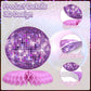 9PCS Disco Honeycomb Centerpieces Disco Ball Party Decorations Colorful Rock and Roll Party Table Centerpieces 50s 70s 80s 90s Disco Music Theme