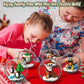 aphpaio Christmas Tree Ornaments Building Blocks Christmas, 2025 Christmas Decorations Ball Toys Included Santa Reindeer Nutcracker Gnome Penguin