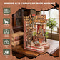 DIY Miniature House Kit, DIY Book Nook with LED Light | 3D Puzzles for Adults and Teens, Tiny House Building Kits for Bookshelf Decor, Relaxing Gift