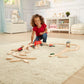 Melissa & Doug Swivel Bridge Wooden Train Set (47 pcs)