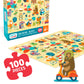 Chuckle & Roar Adventure Awaits 100 Piece Jigsaw Puzzle for Kids Ages 6-8