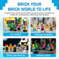 Brick Loot Minifigures Pack of 10, Random Minifigure Pack, Set of Authentic Minifigs, Unique Brick Characters with Accessories, Compatible Toy