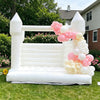 Inflatable White Bounce House for Kids, 12X12FT PVC Inflatable Jumping Castle for Party with 950w Air Blower, Durable and Easy to Set up, for Wedding