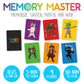 Aquarius Memory Master Card Game - Fun Family Party Game for Kids, Teens & Adults - Entertaining Family Game Night Gift - 4 Players - Ages 6 & Up