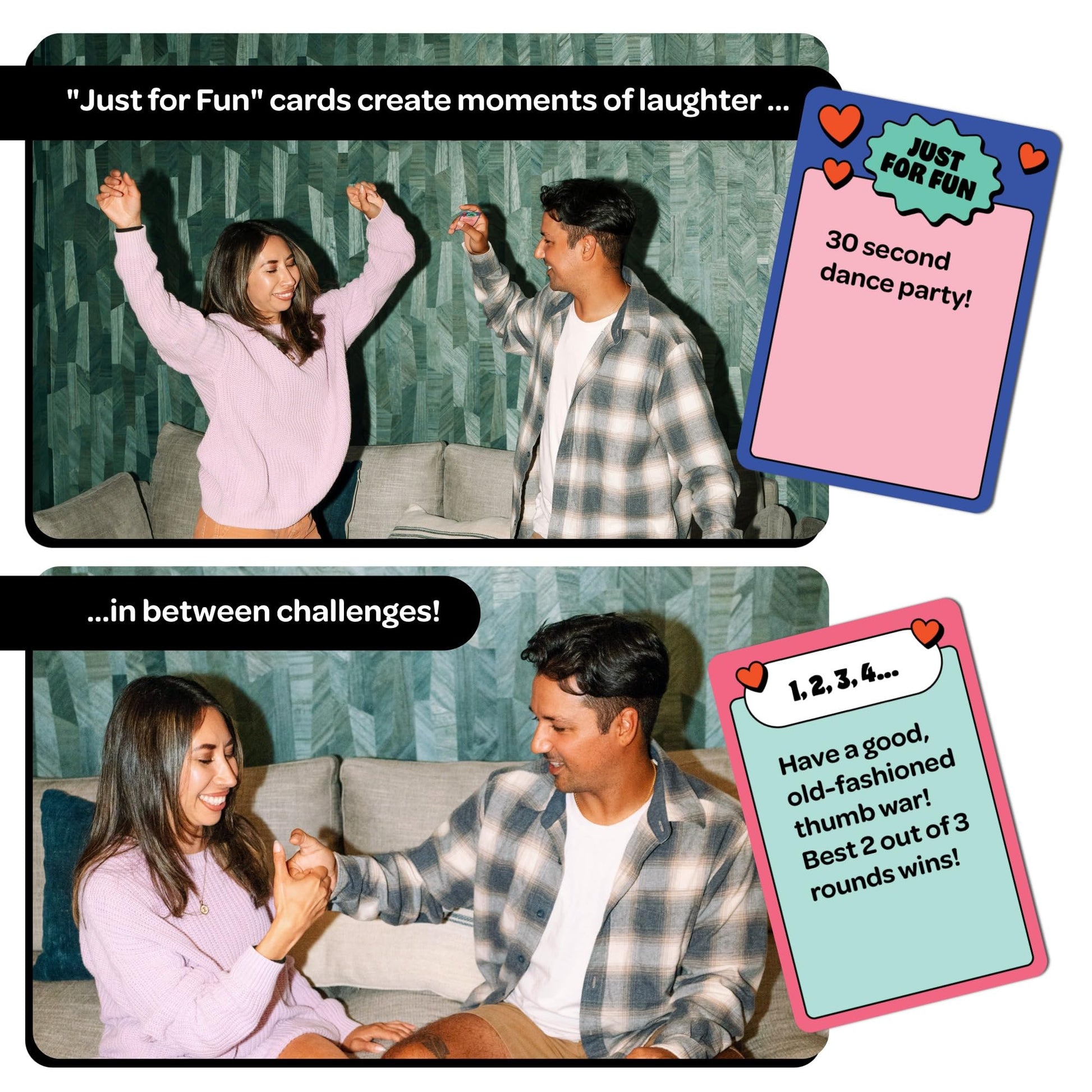 DSS Games Date Night! [The Game] | from The Makers of The Couples Game, Stay At Home Date Night Ideas, Win Reward Tickets, Fun Gift for Couples, Him