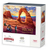 Boardwalk Arches National Park 500 Piece Jigsaw Puzzle Scenic Desert Utah Puzzles with Premium Box, Gift for Adults and Family 16"x20"