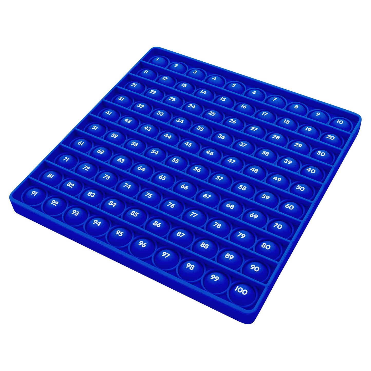 Junior Learning 100s Bubble Board, Multicolor (JL676), 8" x 8"