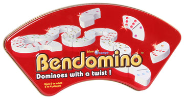 Blue Orange Bendomino, Dominoes with a Twist! Fun Strategy Tile Game Games - 2 to 4 Players 6 to 99 Years Old.