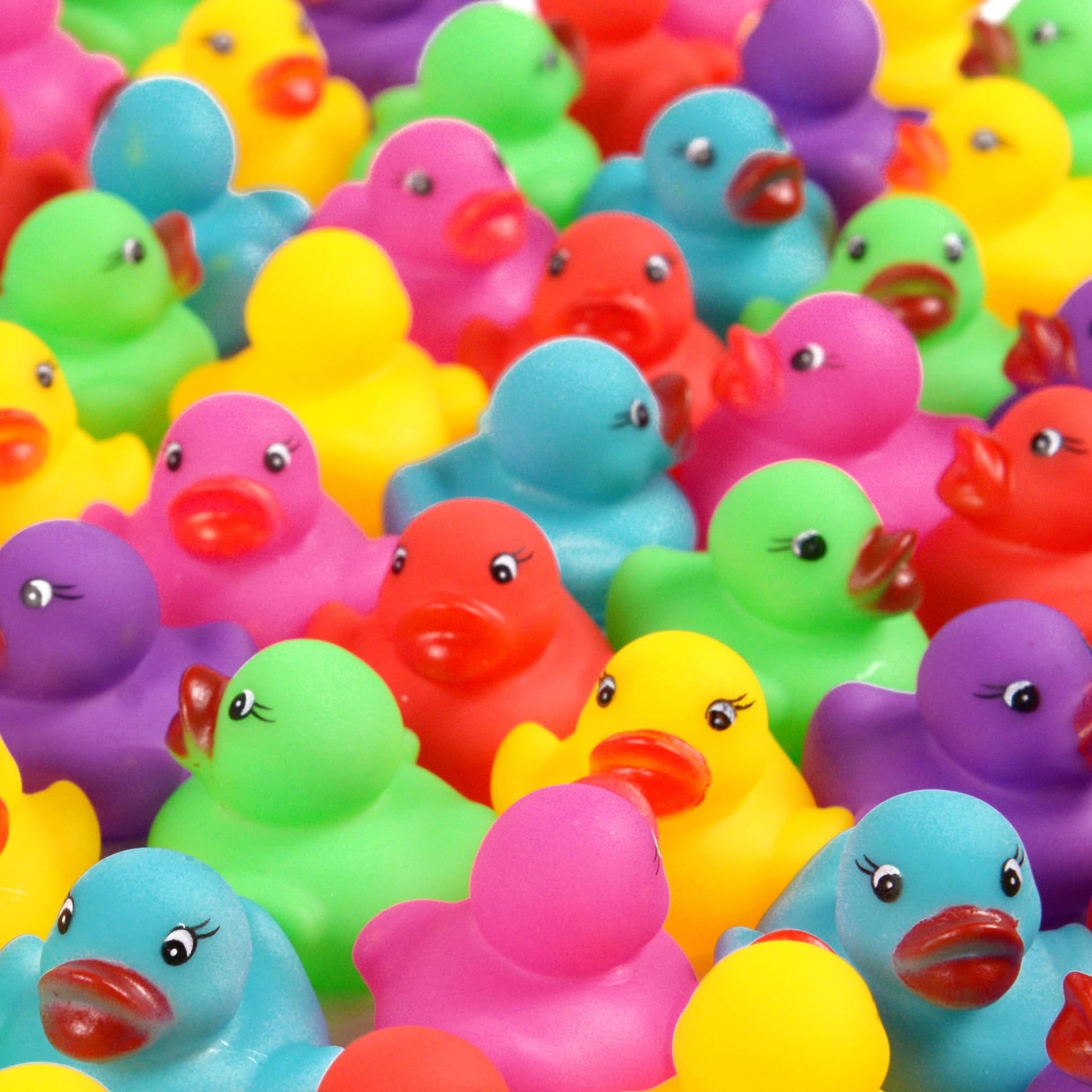378-Pack Mini Rubber Ducks Set, Mini Colorful Rubber Duckies Bath Toy for Child,Float & Squeak Tiny Ducks Pool Toy Set for Kids Party Favors,Birthday