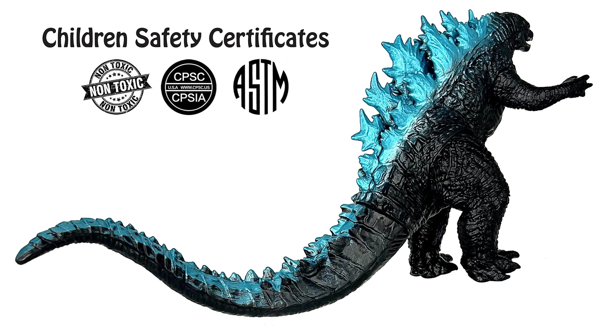 TwCare Monster vs. Kong 2021 Toy Action Figure: King of The Monsters Dinosaur Dragon, Movie Series Movable Joints Soft Vinyl, Travel Bag