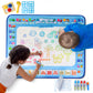Water Doodle Mat | Mess Free Painting for Toddlers | Doodle Pad for Kids Ages 3-12 | Toddler Drawing Pad with Fillable Pens & Booklet | Fun