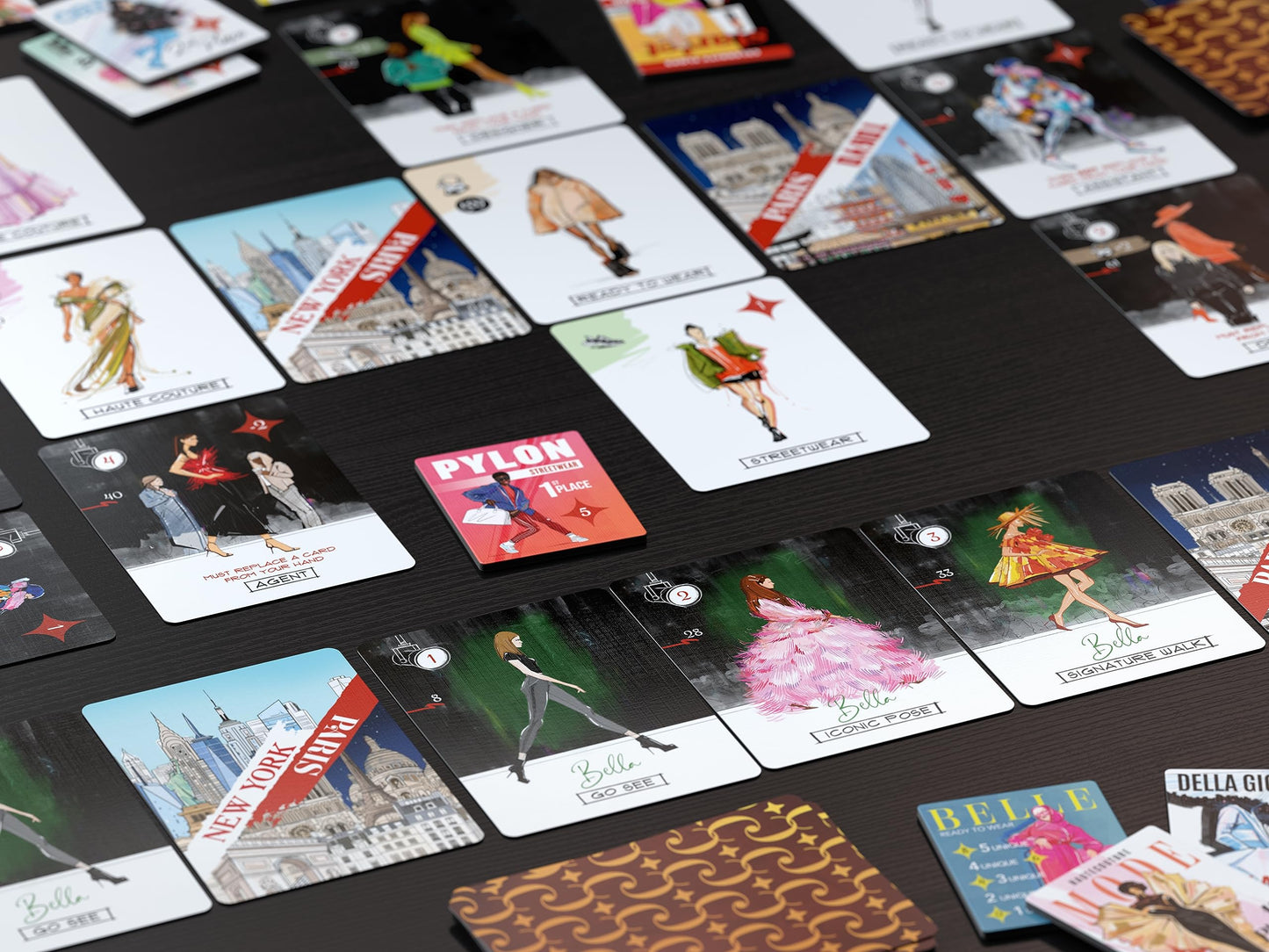 Allplay Couture Board Game - Card Game - Auction Game - 20 Minute Play Time - 3 to 6 Players (Couture Base Game)
