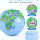 NUOBESTY Inflatable Globe Beach Ball, 11.8-Inch PVC World Map Ball