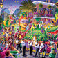 Boardwalk New Orleans Mardi Gras 1000 Piece Jigsaw Puzzle Fun Colorful Festival Puzzles with Premium Box, Gift for Adults and Family 19"x26"