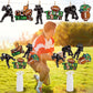 24PCS Football Centerpieces Sticks for Table Football Party Table Decorations Football Table Decor Stick for Vase Photo Booth Props