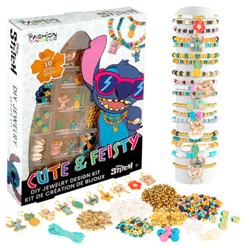 Fashion Angels Disney Stitch Cute & Feisty DIY Jewelry Design Kit