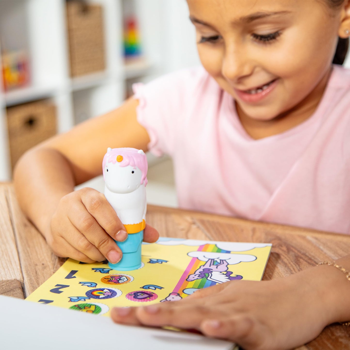 Melissa & Doug Sticker Wow!™ Dog and Unicorn Bundle: 2 24-Page Activity Pads, 2 Sticker Stampers, 600 Stickers, Arts and Crafts Fidget Toy Collectible