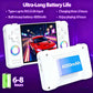 XF40H Retro Handheld Game Console 4 Inch IPS Screen 128GB Linux (Pink)