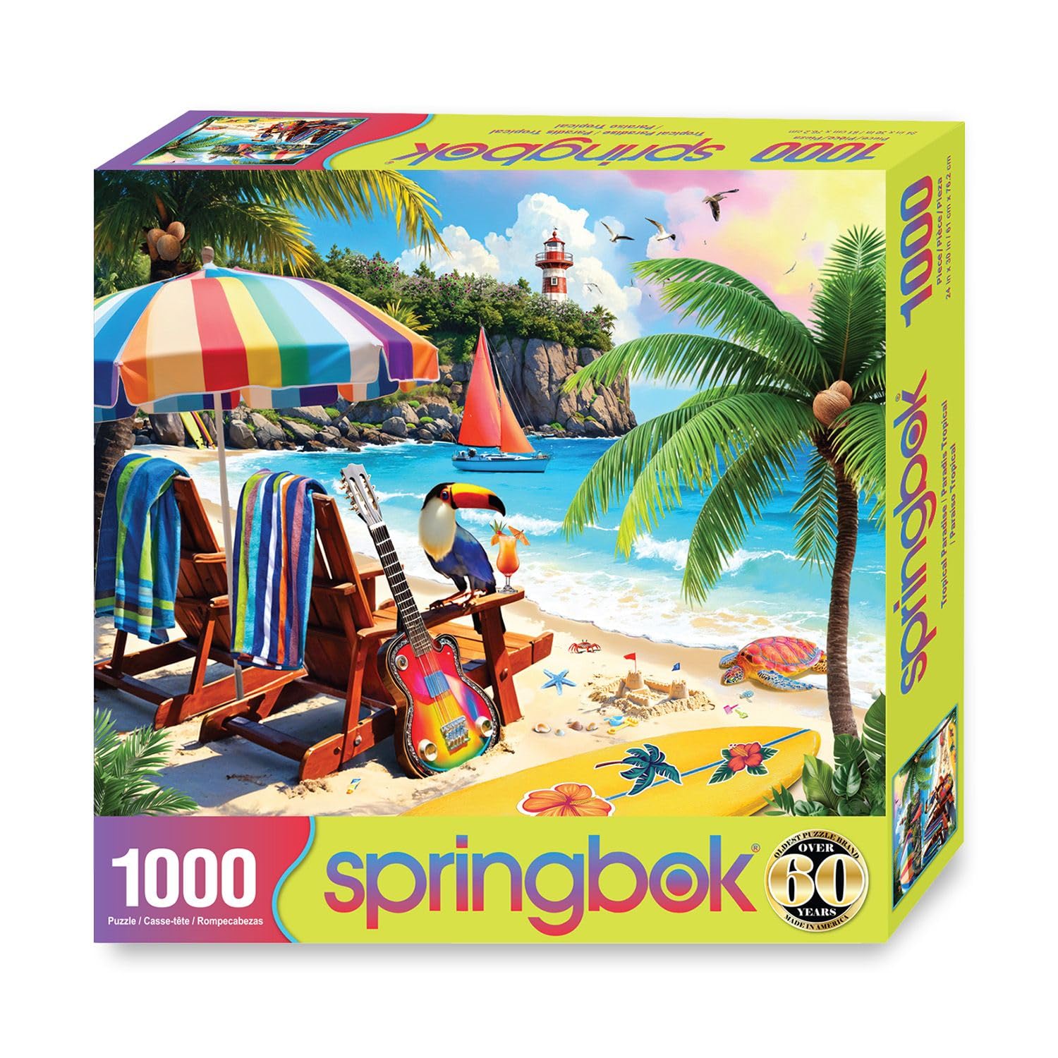 Springbok Tropical Paradise 1000 Piece Jigsaw Puzzle for Adults