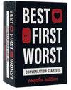 Gatwick Games Best First Worst - New Couples Card Game, Great for Couples Date Night, Work on Strengthening Your Relationship While Playing a Fun Card