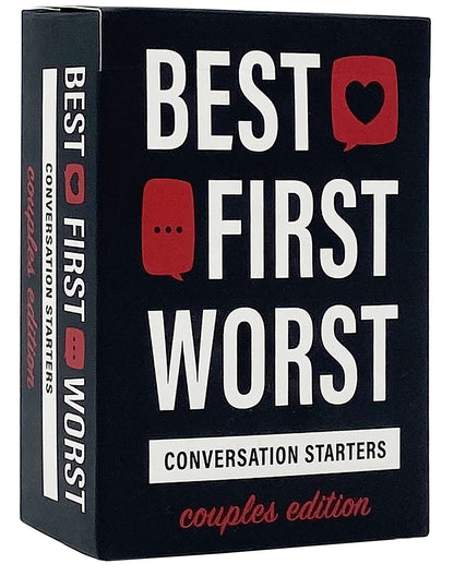 Gatwick Games Best First Worst - New Couples Card Game, Great for Couples Date Night, Work on Strengthening Your Relationship While Playing a Fun Card