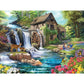 Bits and Pieces 1500 Piece Puzzles for Adults - Large 24" x 33" Large Jigsaw Puzzles 1500 Pieces Landscape River Waterfall, Random Die Cut, No 2