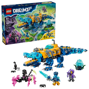 LEGO DREAMZzz Crocodile Submarine Building Toy for Boys & Girls - Pretend Play Set for Kids, Ages 8+, W/2 Build Options - Includes 3 Minifigures