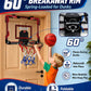 LAO XUE Indoor Basketball Hoop for Kids,Mini Hoop with LED Scoreboard