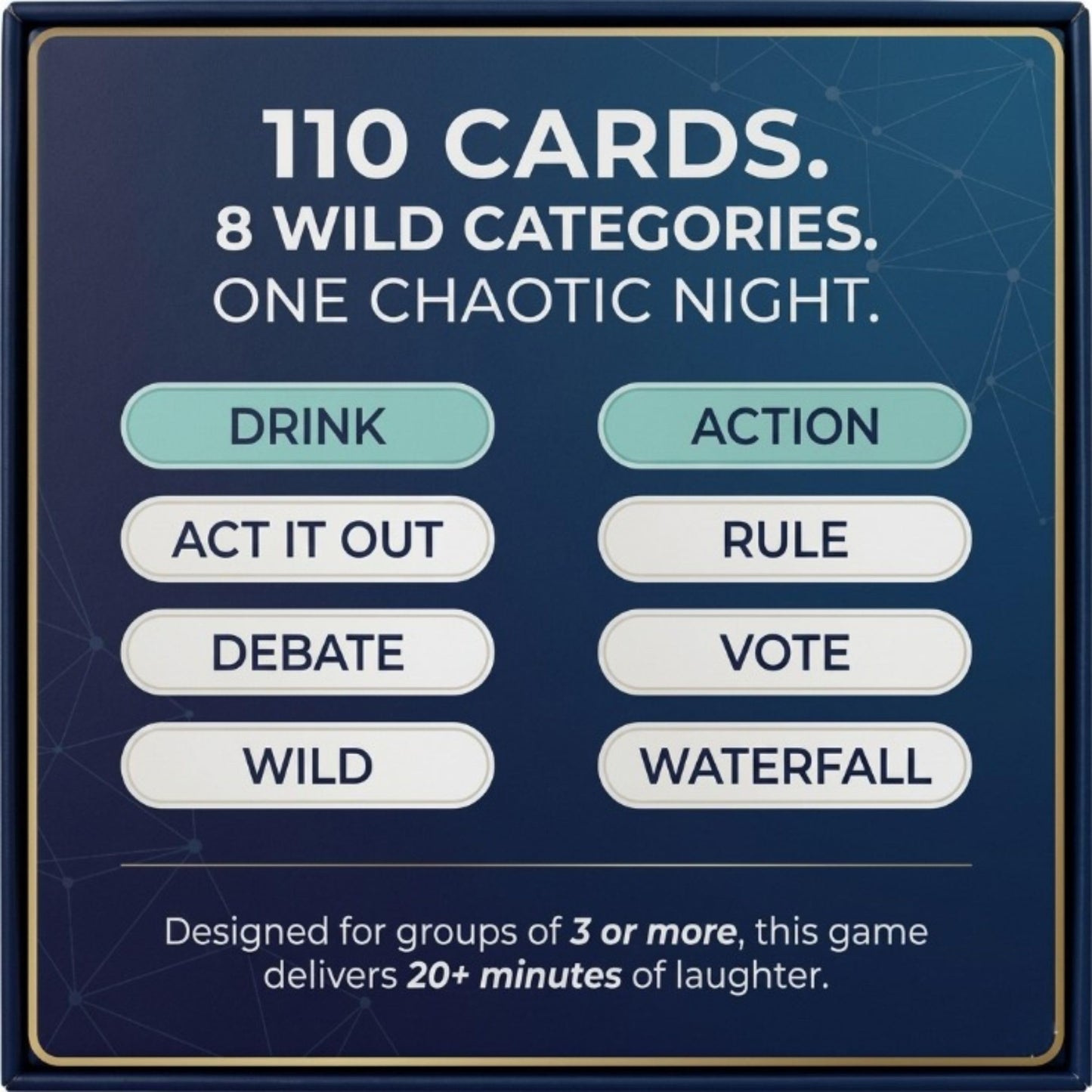 Sip to Forget Your Kids - Hilarious Party Family Card Games for Busy Parents - Interactive Humor Party Game, Easy to Play, 110 Cards, Unique Gift