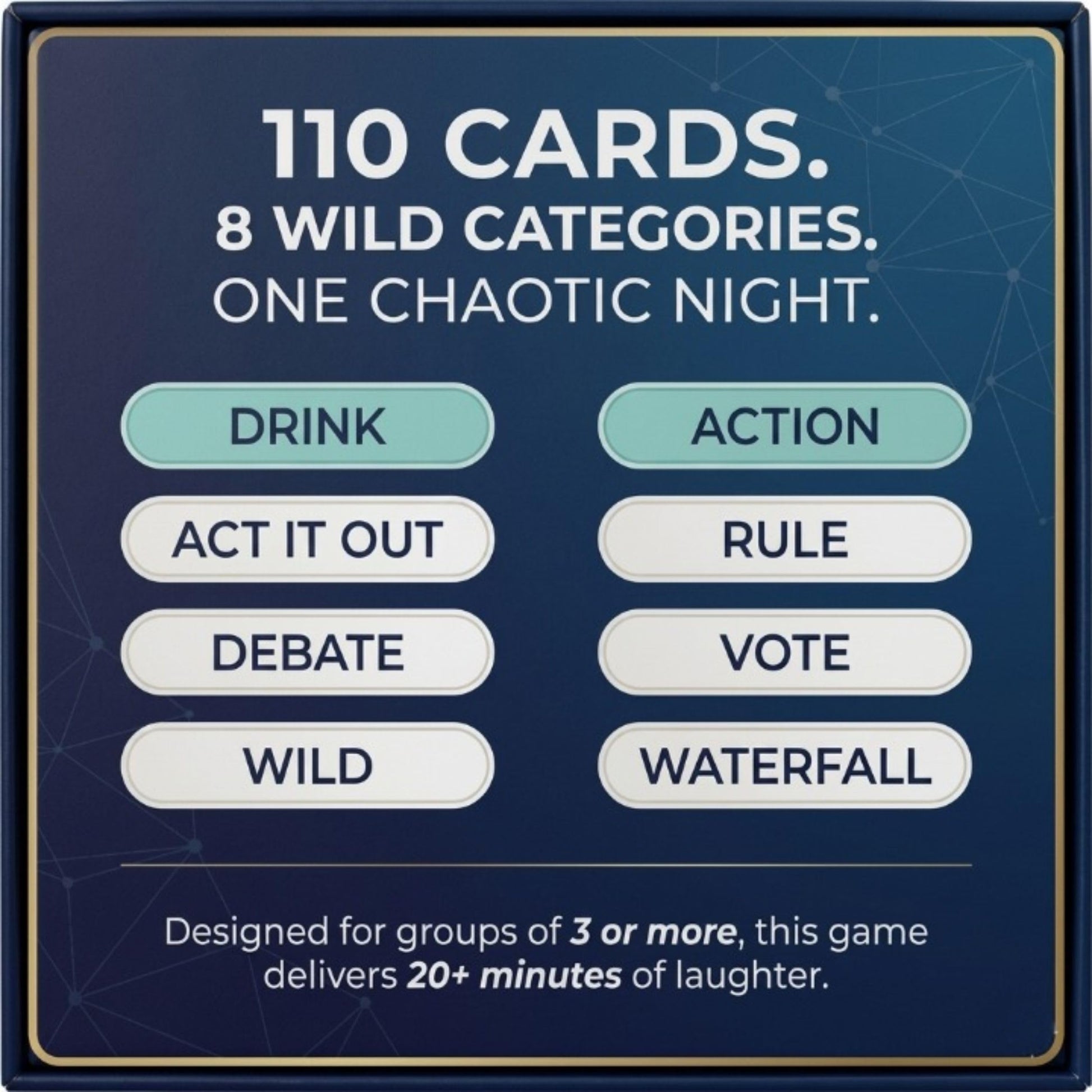 Sip to Forget Your Kids - Hilarious Party Family Card Games for Busy Parents - Interactive Humor Party Game, Easy to Play, 110 Cards, Unique Gift