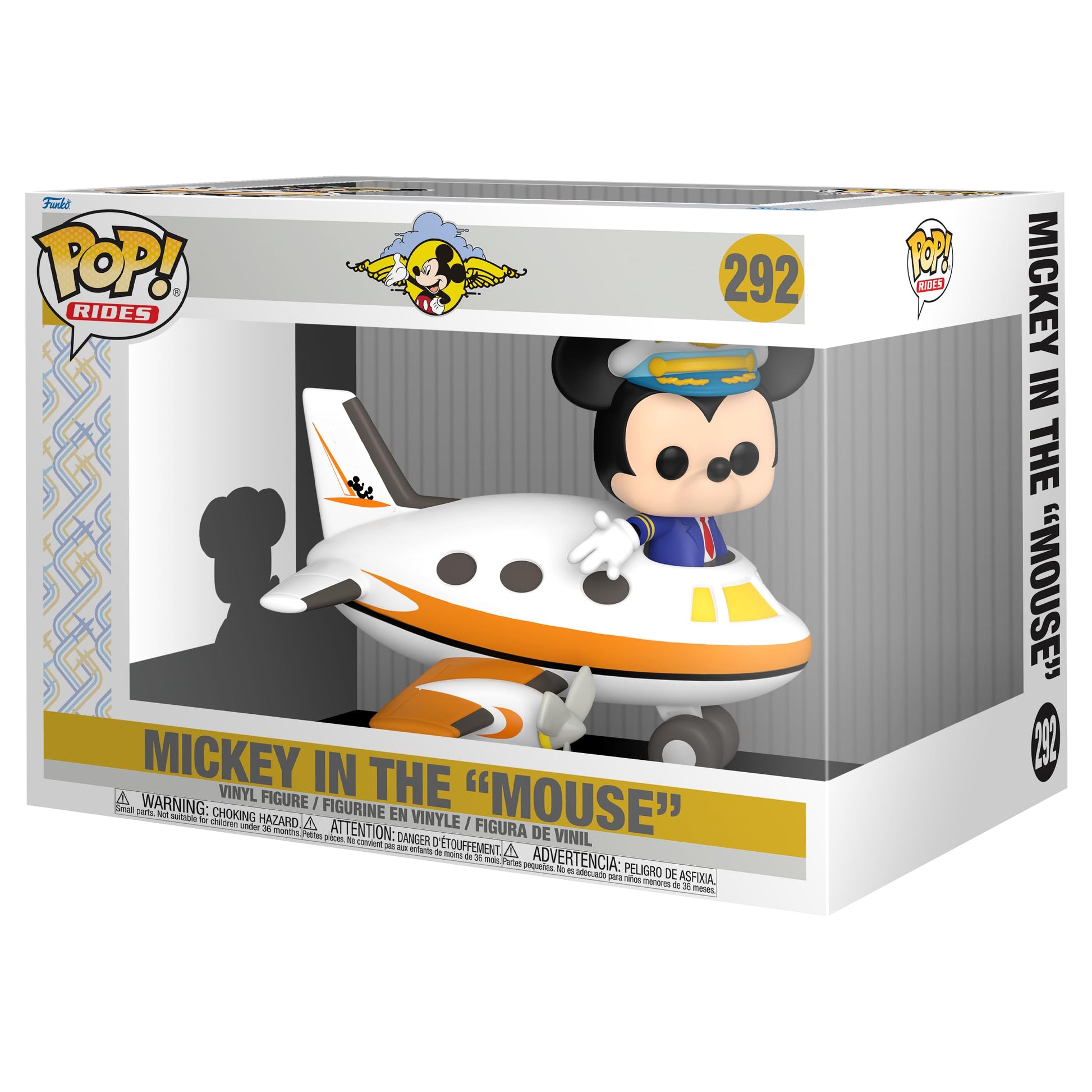 Funko POP! Rides: Disney - Mickey Mouse with Plane - Amazon Exclusive