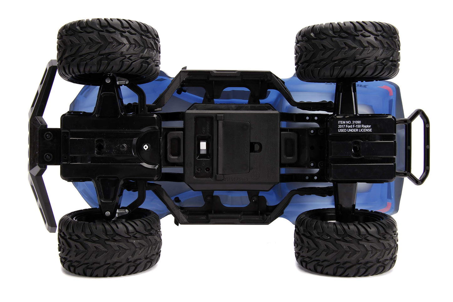 Jada Toys Just Trucks 2017 Ford F-150 Raptor Elite 4x4 RC, Blue, 31090