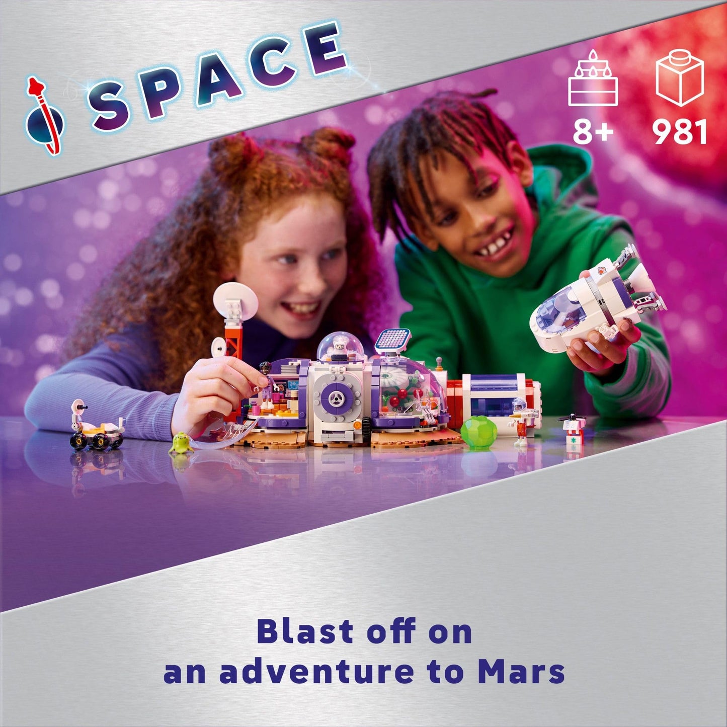LEGO Friends Mars Space Base and Rocket Set, Science Toy for Pretend Play with 3 Mini-Dolls and Spaceship Toy, Gift for Girls, Boys and Kids Ages 8