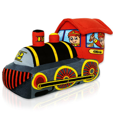 ArtCreativity 11 Inch Cozy Plush Train for Kids, Soft and Cuddly Train Pillow Toy, Cute Nursery Décor, Carnival Prize, Boys, Girls, Newborn, Infant
